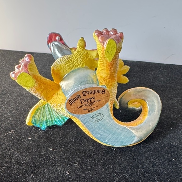 "Dippy" Mood Dragon from the Franklin Mint's limited edition collection - Picture 5 of 7